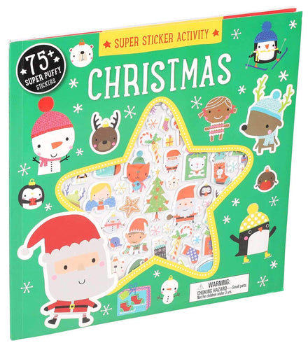 Christmas (Super Sticker Activity) (Softcover) Children's Books Happier Every Chapter   