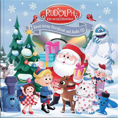 Rudolph the Red-Nosed Reindeer Read-Along Book and CD Children's Books Happier Every Chapter   