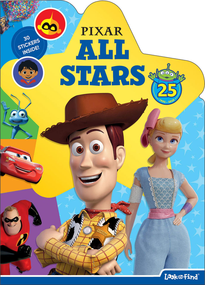 Pixar 25th Anniversary All Stars Look and Find Children's Books Happier Every Chapter   