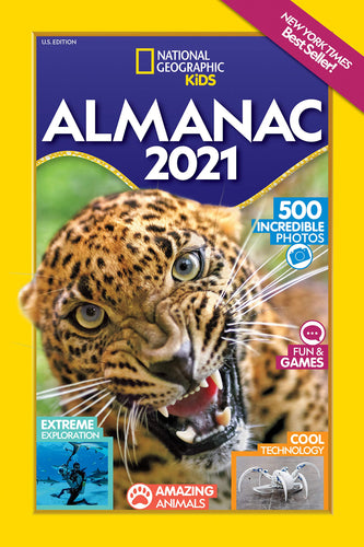 National Geographic Kids Almanac 2021 (National Geographic) (Paperback) Children's Books Happier Every Chapter   