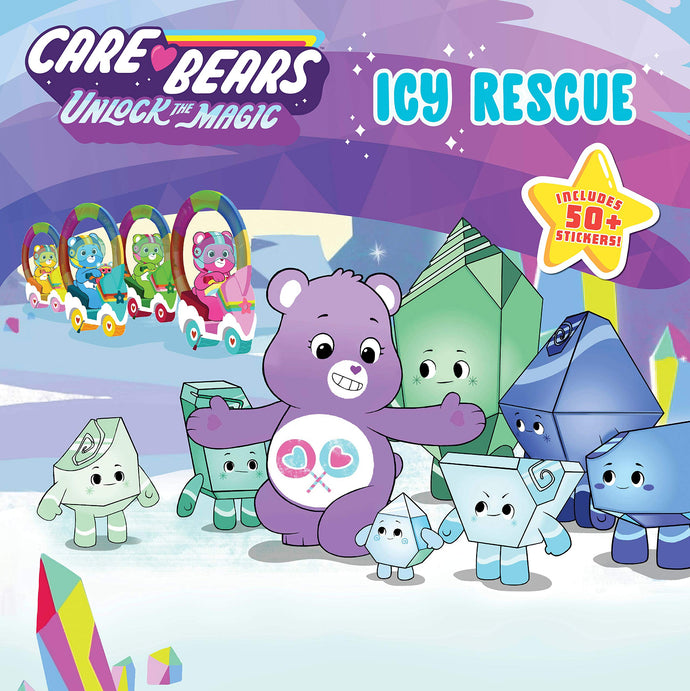 Icy Rescue (Care Bears: Unlock the Magic) (Softcover) Children's Books Happier Every Chapter   