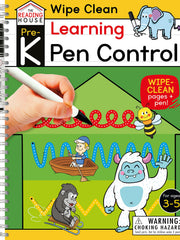 Learning Pen Control Wipe Clean Activity Book (Pre-K)