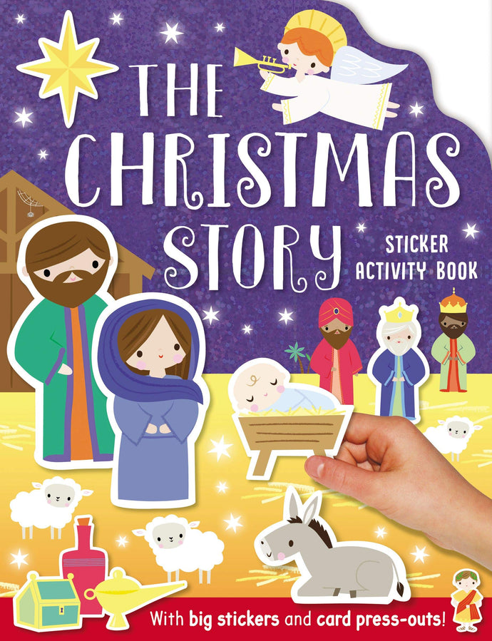 The Christmas Story Sticker Activity Book Children's Books Happier Every Chapter   