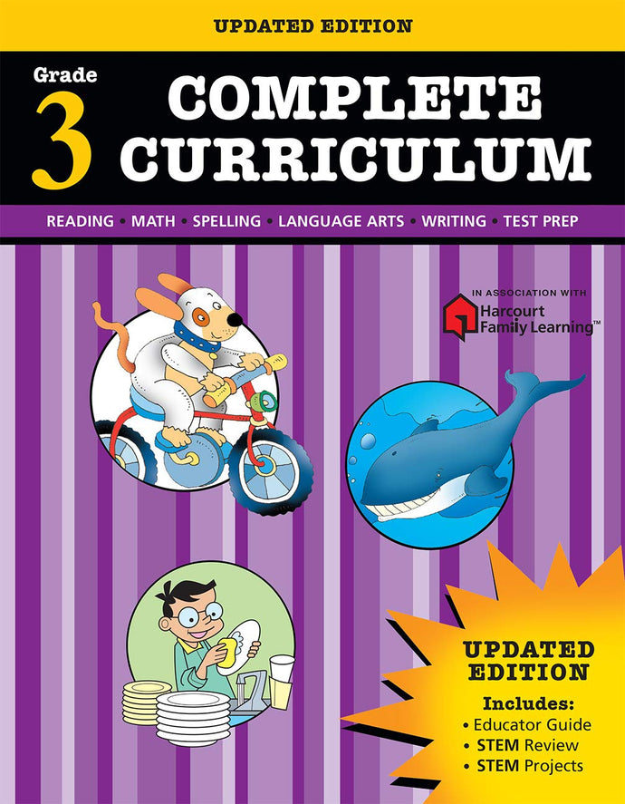 Complete Curriculum (Grade 3, Updated Edition) (Softcover) Children's Books Happier Every Chapter   