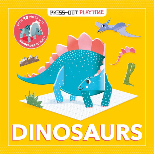 Dinosaurs (Press-Out Playtime) (Hardcover) Children's Books Happier Every Chapter   