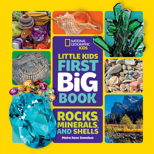 Little Kids First Big Book of Rocks, Minerals & Shells (First Big Books, National Geographic Kids) (Hardcover) Children's Books Happier Every Chapter   