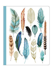 Feathers Deluxe Spiral Notebook (Wire Coil/Wire Combination)