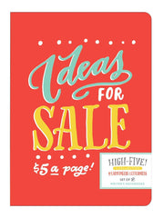 Ladyfingers Letterpress High Five Writer's Notebook Set (Boxed Set)