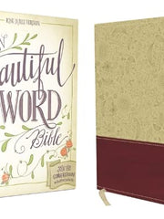 KJV Beautiful Word Bible (Taupe/Berry Italian Duo-Tone) (Imitation Leather)