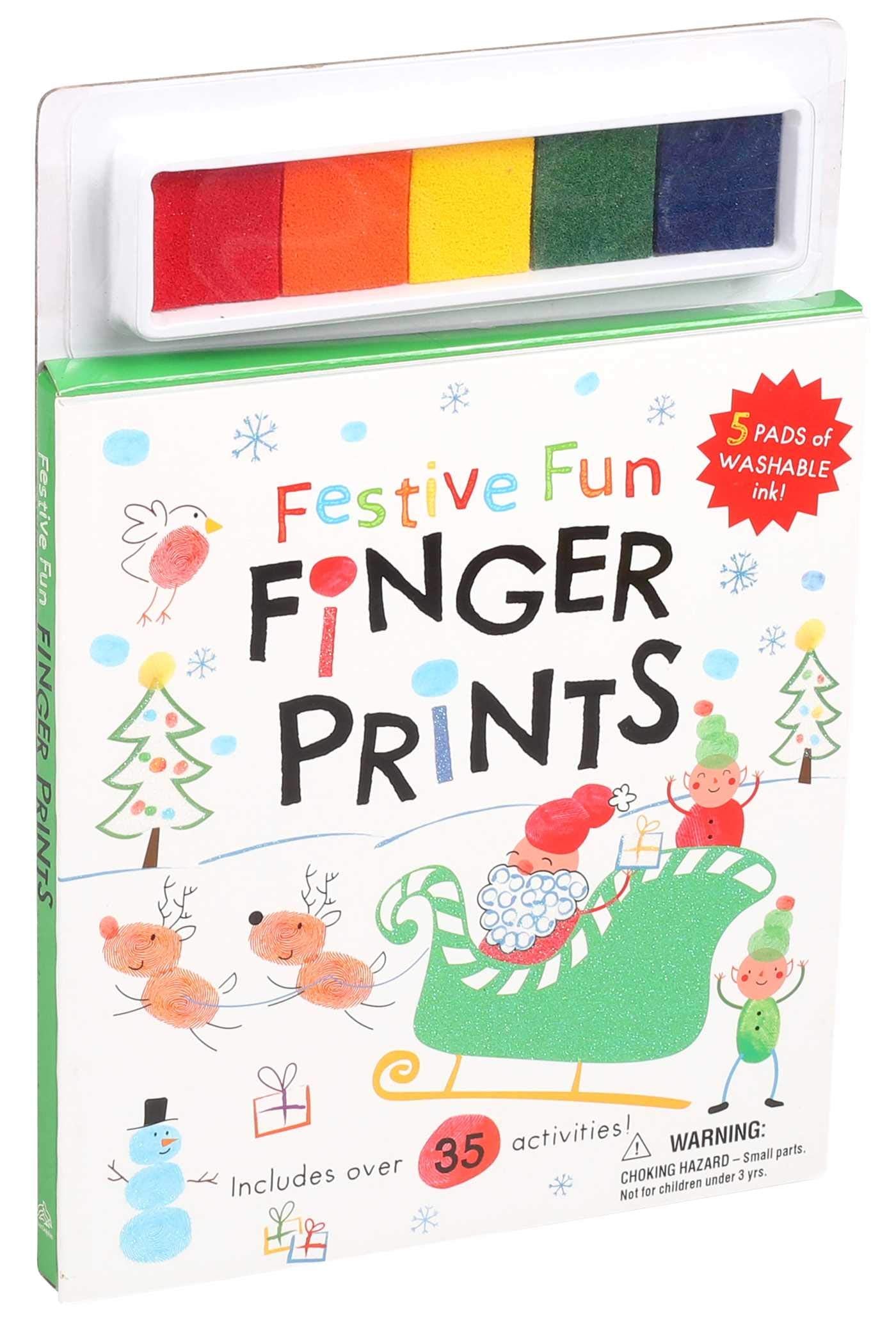 Festive Fun Finger Prints (Softcover)