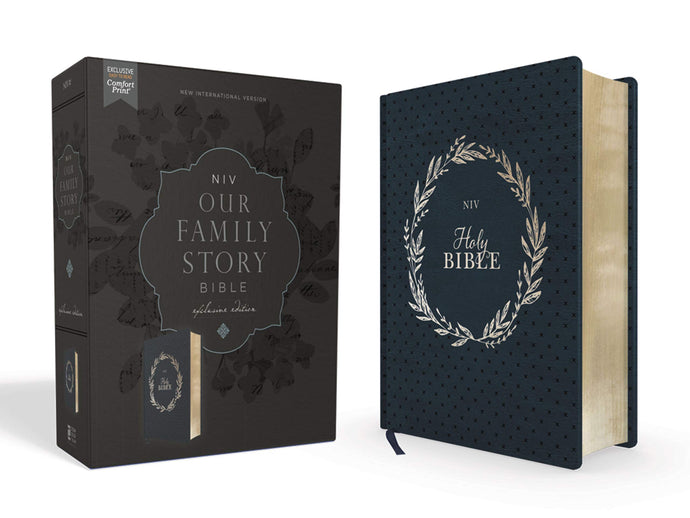 NIV, Our Family Story Bible, Exclusive Edition (Comfort Edition) (Hardcover) Adult Non-Fiction Happier Every Chapter   