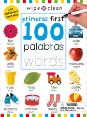 Primeras First 100 Palabras (Wipe Clean)
