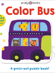 Color Bus: A Press-Out Puzzle Book