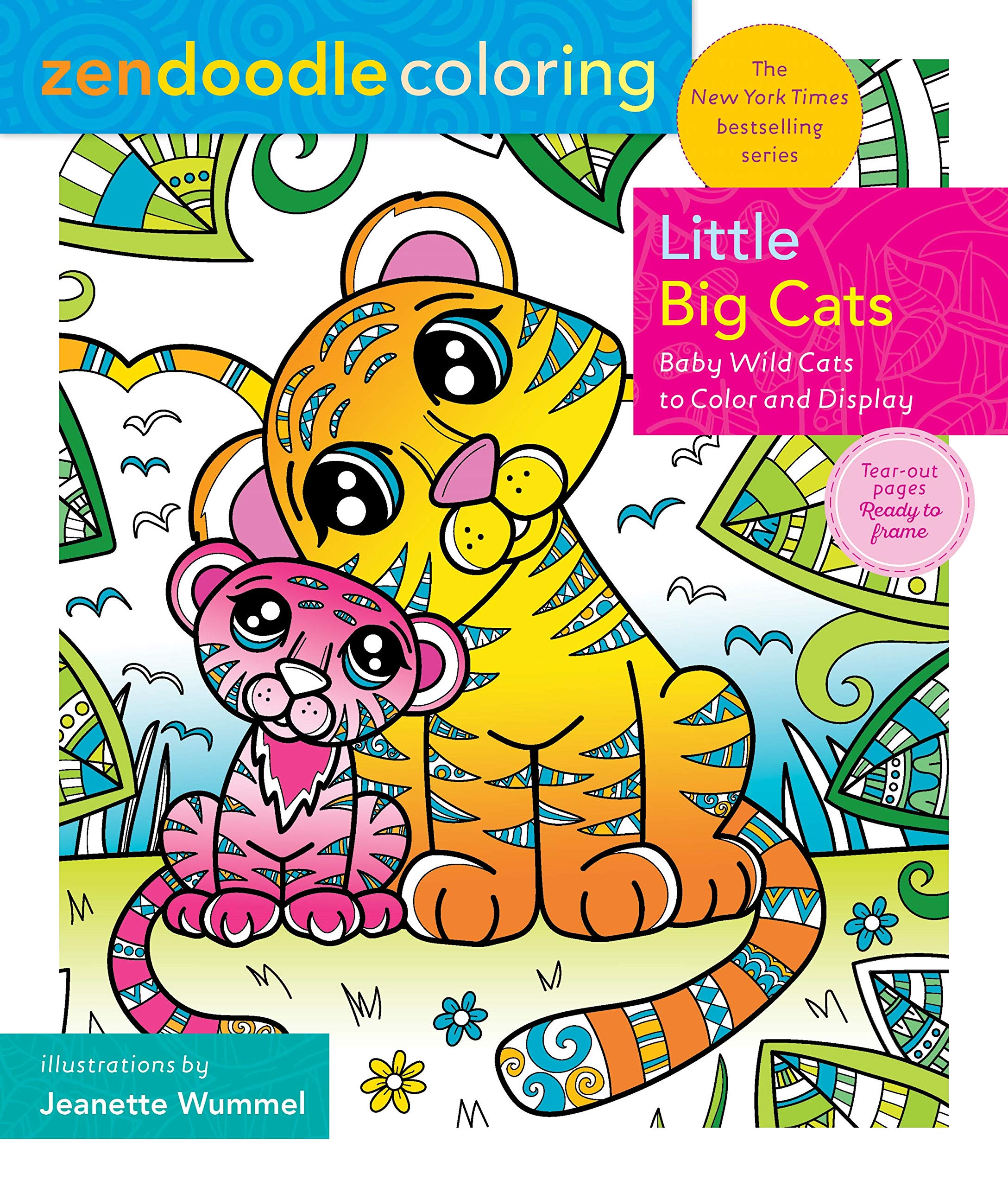 Little Big Cats (Zendoodle Coloring) (Paperback)