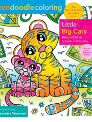 Little Big Cats (Zendoodle Coloring) (Paperback)