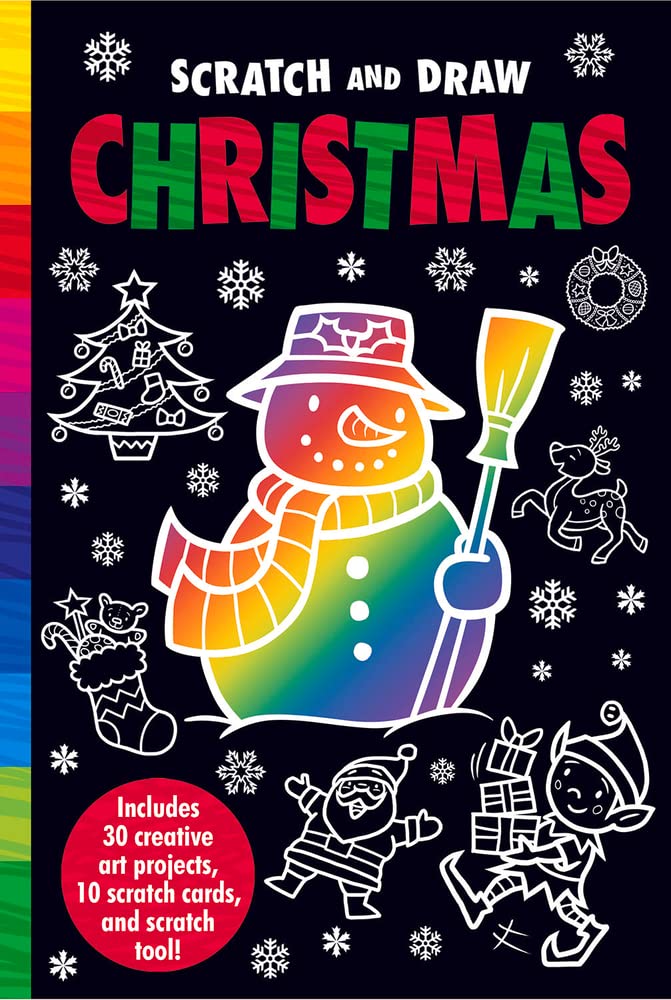 Scratch and Draw Christmas (Scratch and Draw Card Wallet Format) Paperback