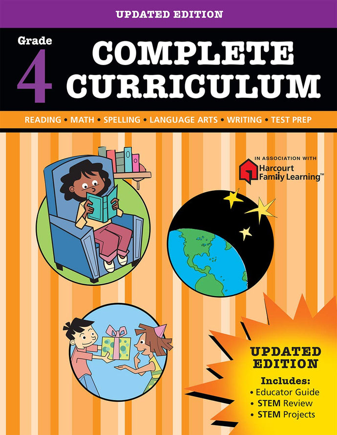 Complete Curriculum (Grade 4, Updated Edition) (Softcover) Children's Books Happier Every Chapter   