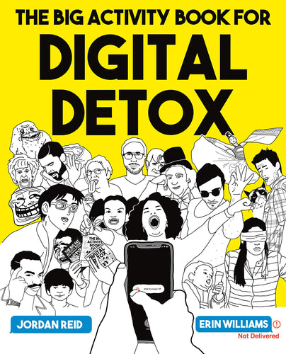 The Big Activity Book for Digital Detox (Softcover) Adult Non-Fiction Happier Every Chapter   