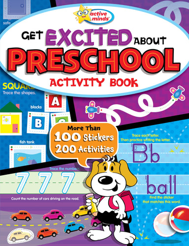 Get Excited About Preschool Activity Book (Active Minds) Children's Books Happier Every Chapter   