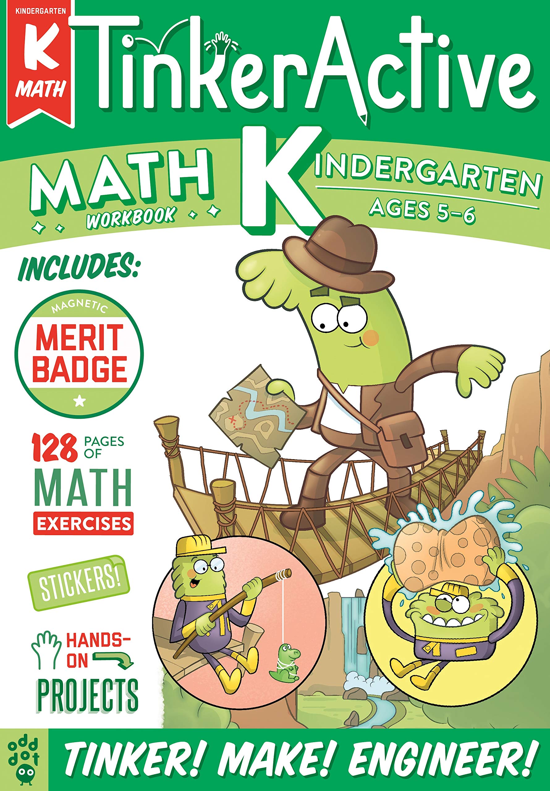 Math Workbook (TinkerActive, Kindergarten) (Paperbackr)