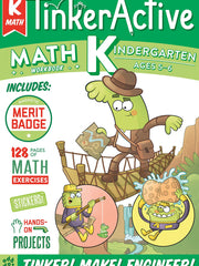 Math Workbook (TinkerActive, Kindergarten) (Paperbackr)