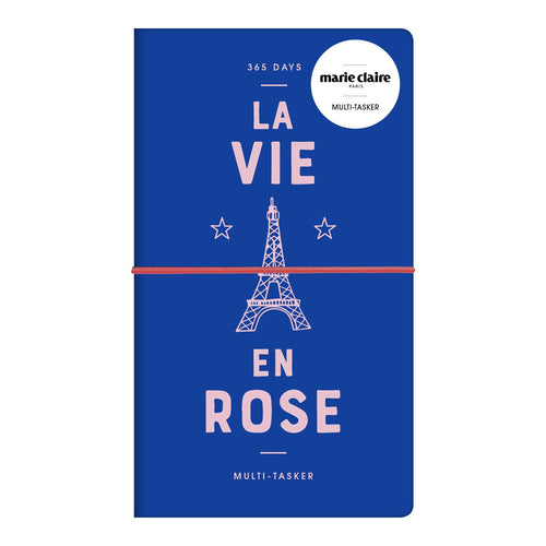 Marie Claire La Vie En Rose Multitasker Updated Planner (Imitation Leather) Adult Non-Fiction Happier Every Chapter   