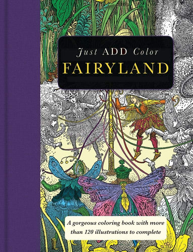 Fairyland (Just Add Color) (Softcover) Adult Non-Fiction Happier Every Chapter   