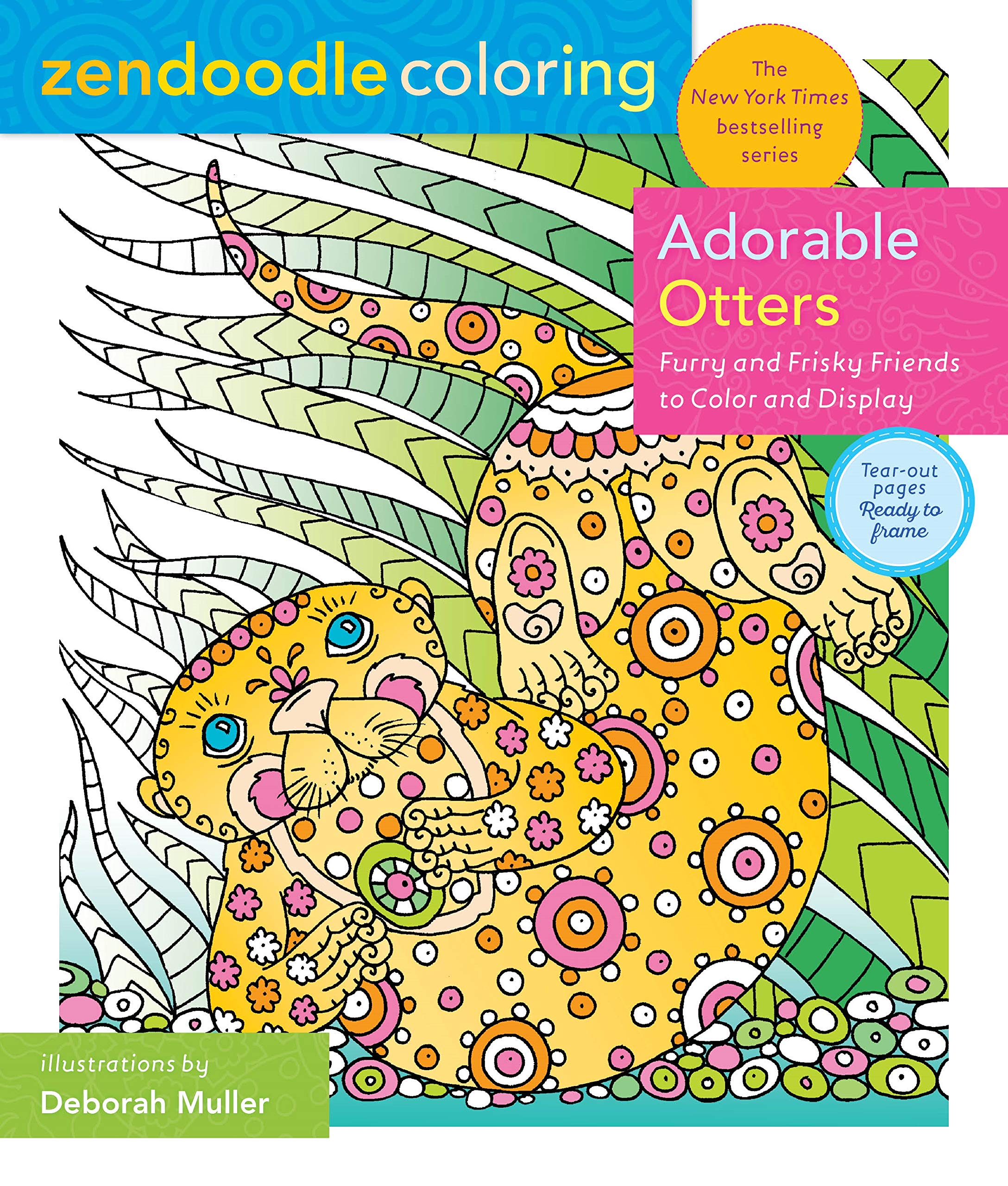 Adorable Otters Zendoodle Coloring (Softcover)