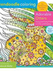 Adorable Otters Zendoodle Coloring (Softcover)