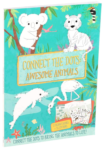 Connect the Dots: Awesome Animals (Softcover) Children's Books Happier Every Chapter   