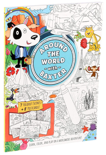 Around the World with Baxter (Paperback) Children's Books Happier Every Chapter   