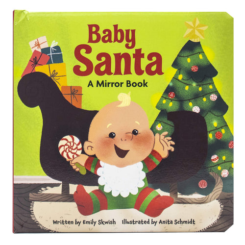 Baby Santa (Baby's First Look and Find Mirror Book) Children's Books Happier Every Chapter   