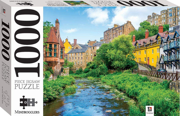 Dean Village, Edinbugh, Scotland 1000 Piece Jigsaw Puzzle (Mindbogglers) (Puzzles) Adult Non-Fiction Happier Every Chapter   