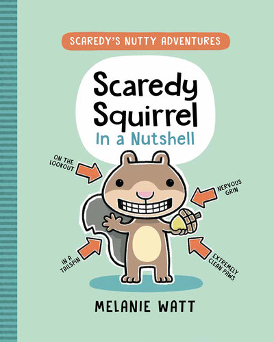 Scaredy Squirrel in a Nutshell (Scaredy's Nutty Adventures) (Hardcover) Children's Books Happier Every Chapter   