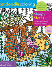 Sleepy Sloths: Calm Creatures to Colour and Display (Zendoodle Colouring) (Softcover)