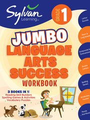 First Grade Jumbo Language Arts Success Workbook (Reading Skill Builders/Spelling Games & Activities/ Vocabulary Puzzles) (Paperback)