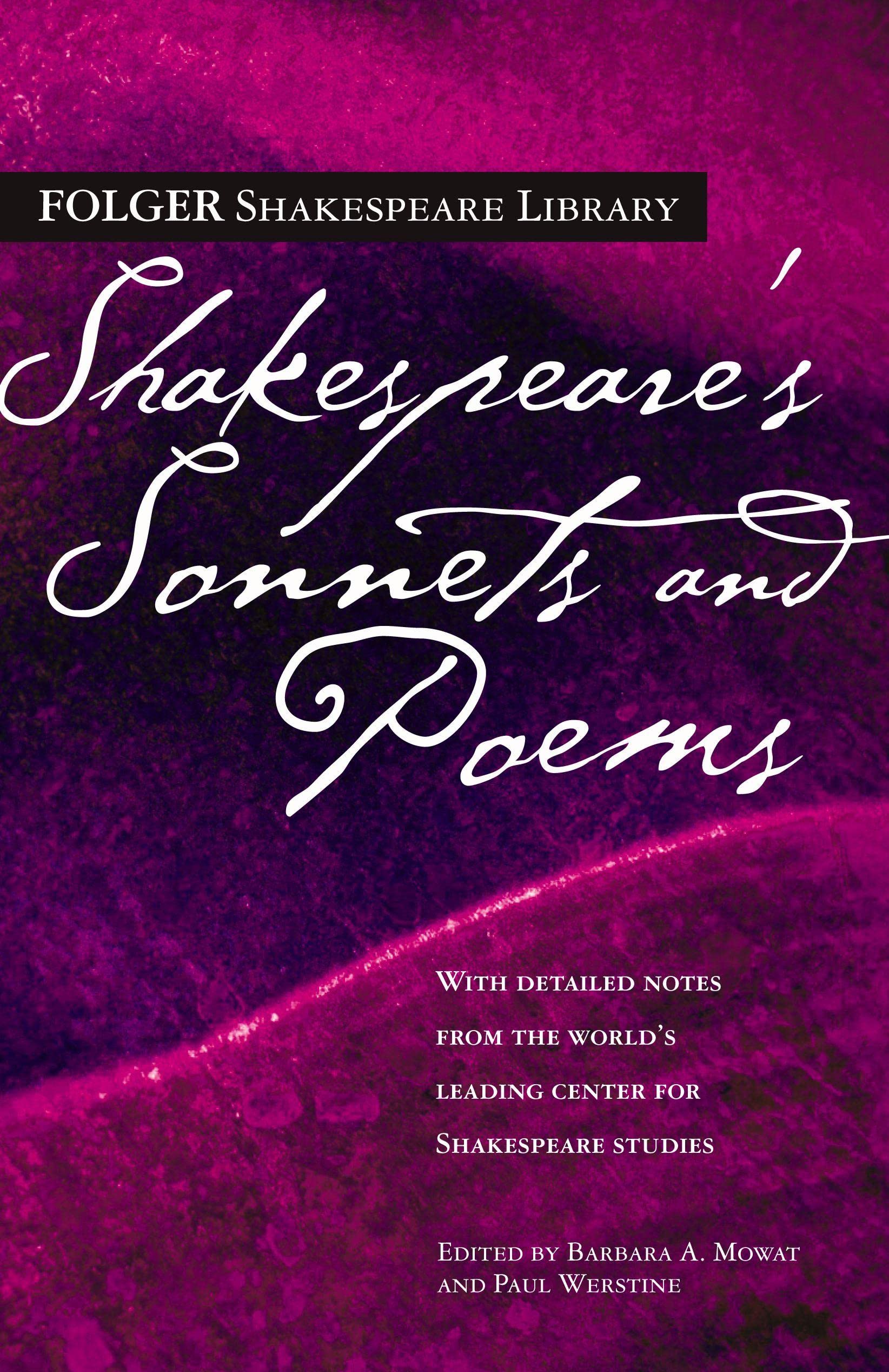 Shakespeare's Sonnets and Poems (Folger Shakespeare Library) (Paperback)