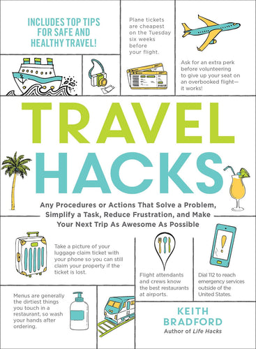 Travel Hacks (Paperback) Adult Non-Fiction Happier Every Chapter   