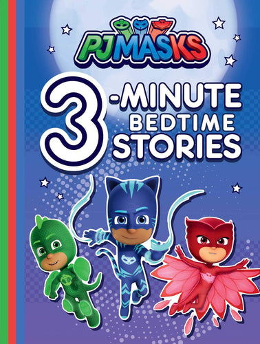 PJ Masks 3-Minute Bedtime Stories Children's Books Happier Every Chapter   