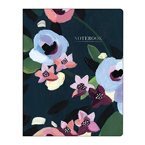 Painted Petals Deluxe Spiral Notebook (Wire Coil/Wire Combination)