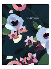 Painted Petals Deluxe Spiral Notebook (Wire Coil/Wire Combination)