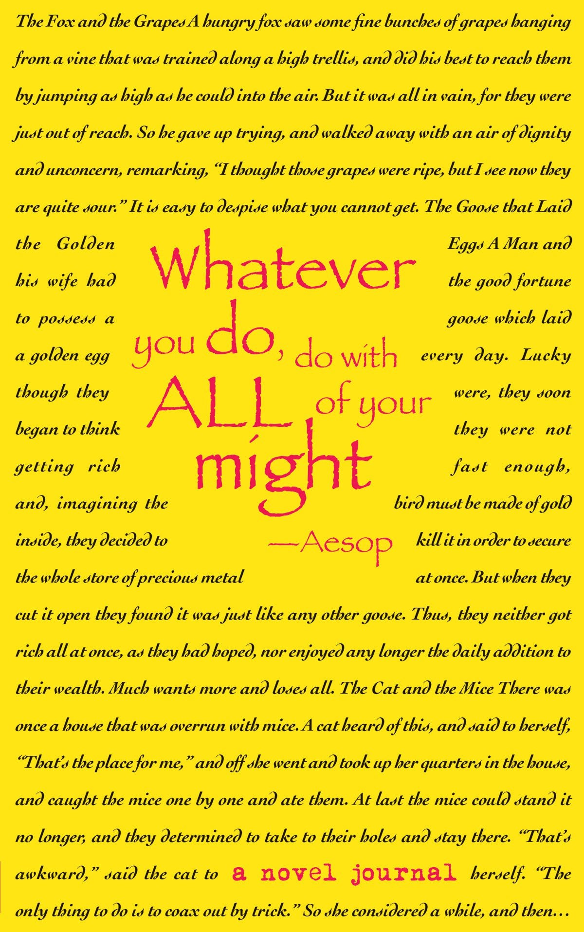 A Novel Journal: Aesop's Fables (Softcover)