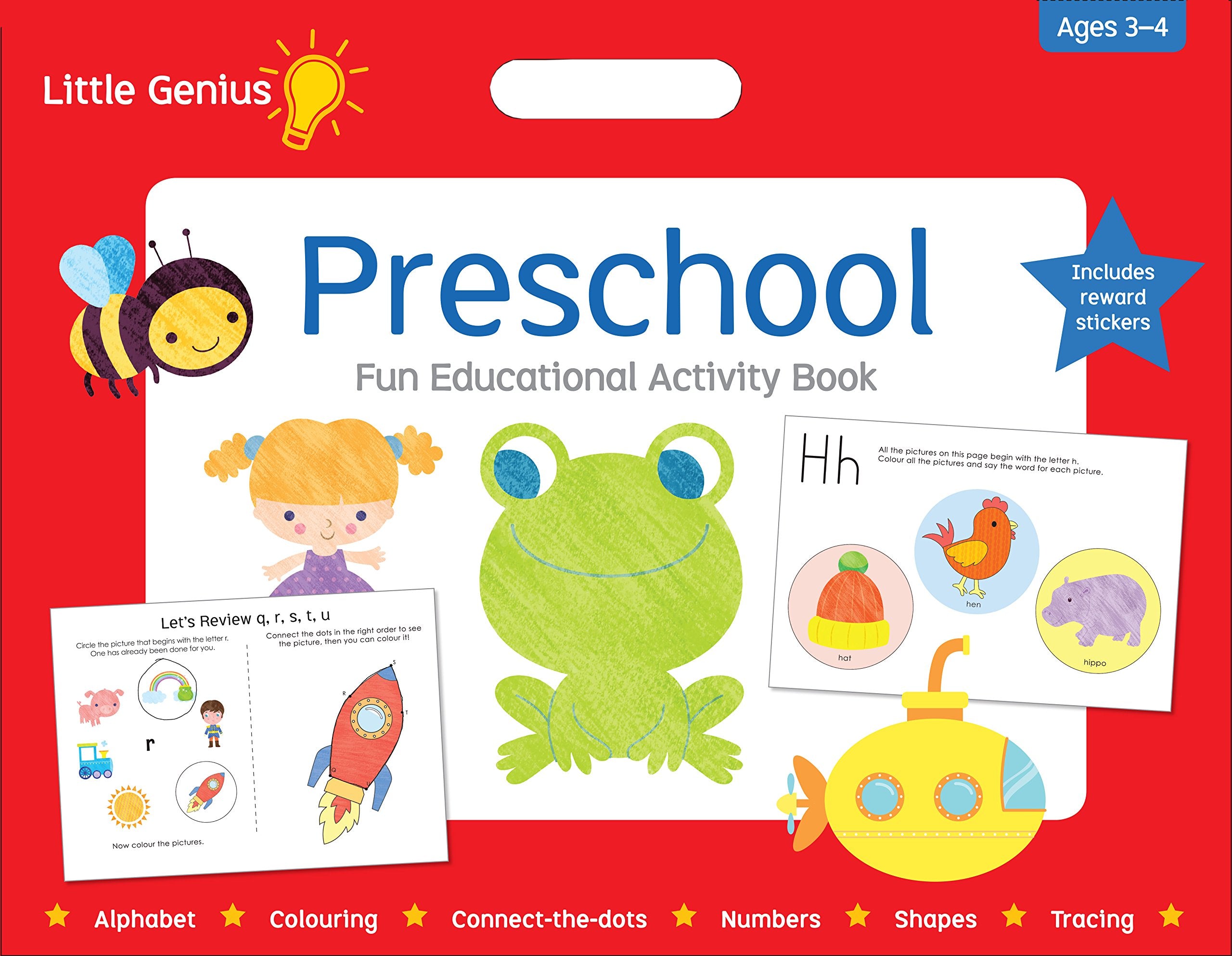 Preschool: Fun Educatiional Activity Book (Little Genius) (Softcover)