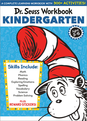 Dr. Seuss Workbook: Kindergarten (Paperback) Children's Books Happier Every Chapter   