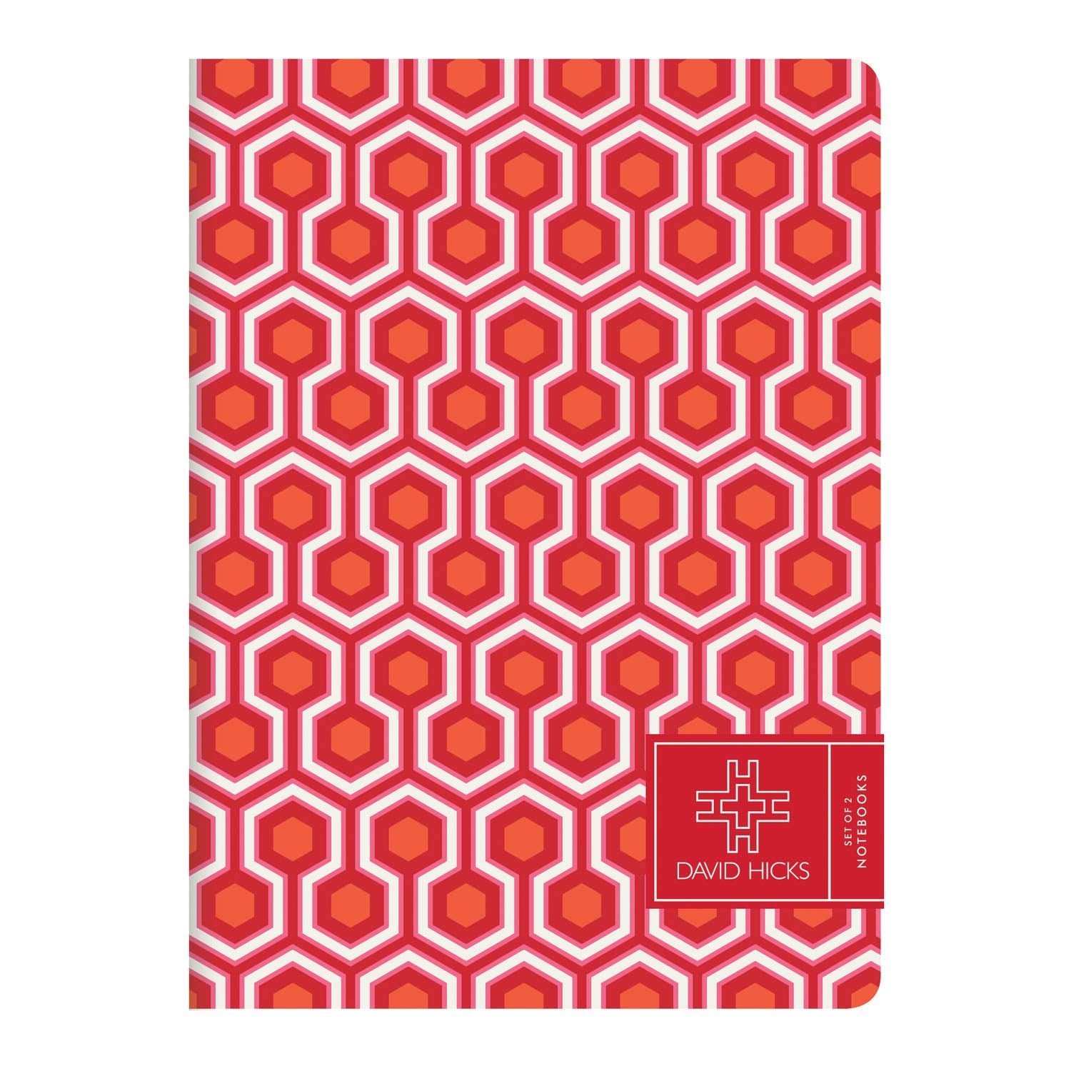 David Hicks-Reds Writer's Notebook Set (Boxed Set)