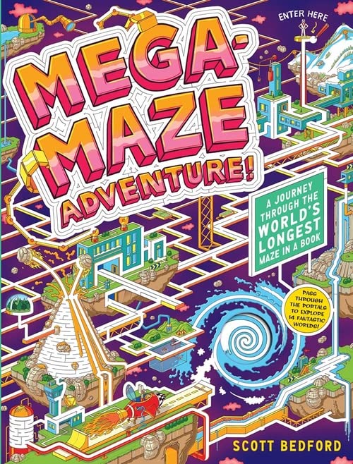 Mega-Maze Adventure!: A Journey Through the World's Longest Maze in a Book Children's Books Happier Every Chapter   