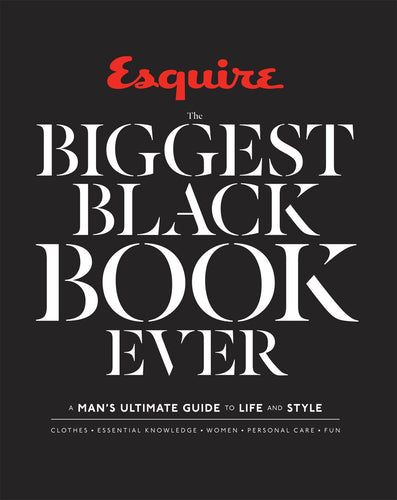 Esquire's The Biggest Black Book Ever (Hardcover) Adult Non-Fiction Happier Every Chapter   