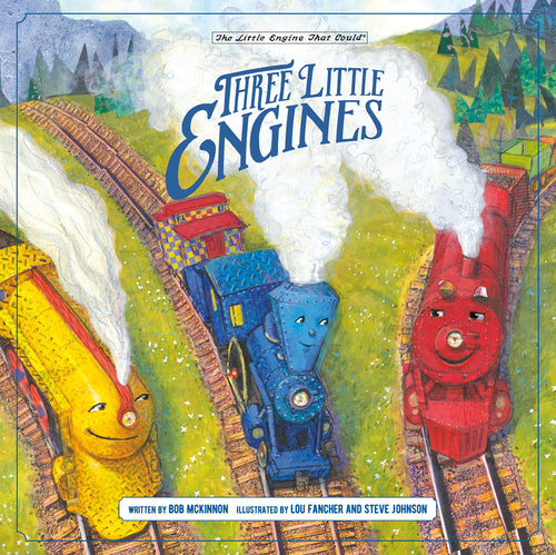 Three Little Engines (Little Engine That Could) (The Little Engine That Could) Hardcover Children's Books Happier Every Chapter   