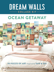 Ocean Getaway: 50 Pieces of Art Inspired by Sun and Sea (Dream Walls Collage Kit) (Softcover)