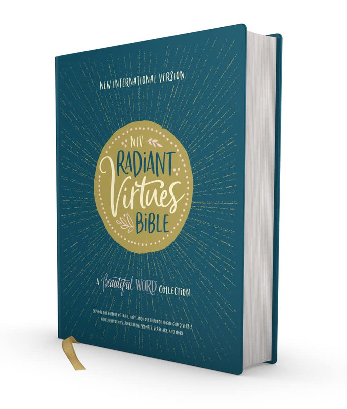 NIV Radiant Virtues Bible (Hardcover) Adult Non-Fiction Happier Every Chapter   